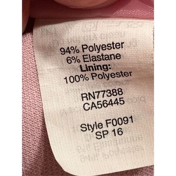 J Crew Suiting size 4 pink lined sleeveless A line dress - Picture 9 of 9